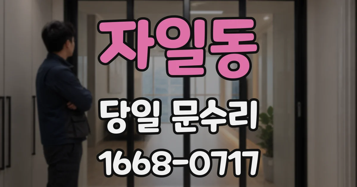 자일동 당일 문수리