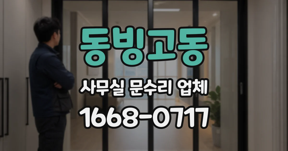 동빙고동 사무실 문수리 업체