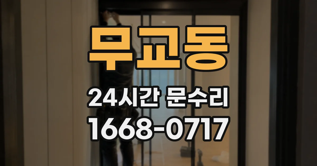 무교동 24시간 문수리