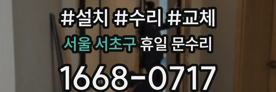 서울 서초구 휴일 문수리