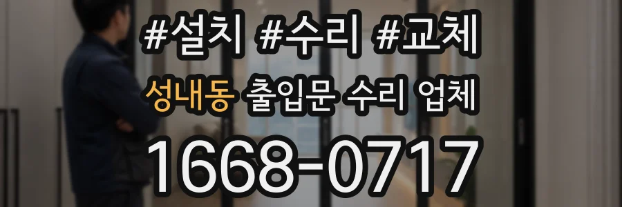 성내동 출입문 수리 업체