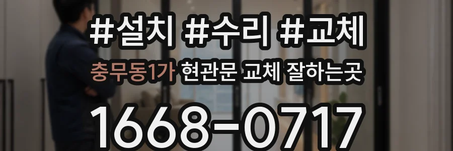 충무동1가 현관문 교체 잘하는곳