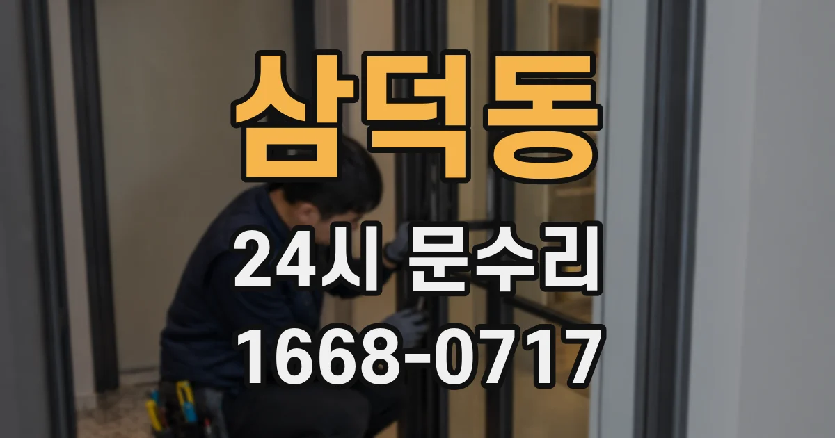 삼덕동 24시 문수리