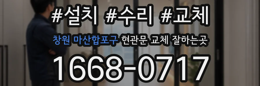 창원 마산합포구 현관문 교체 잘하는곳