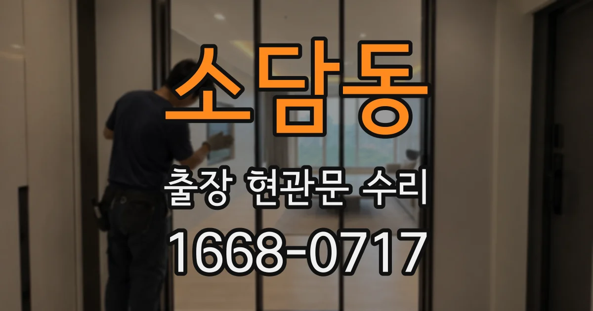 소담동 출장 현관문 수리