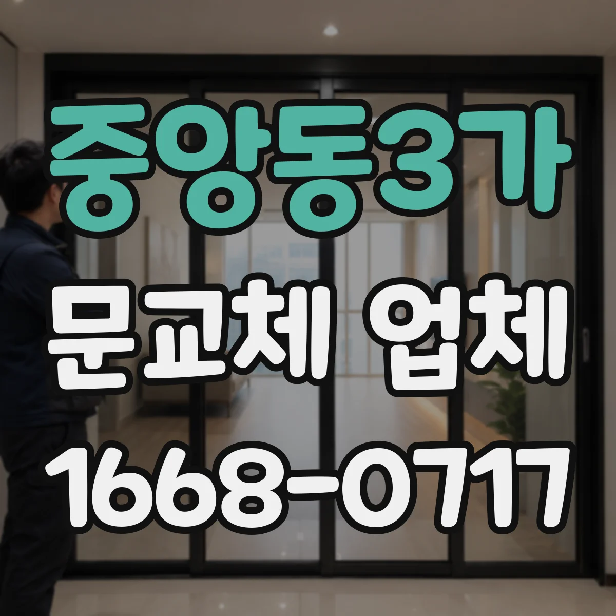 중앙동3가 문교체 업체