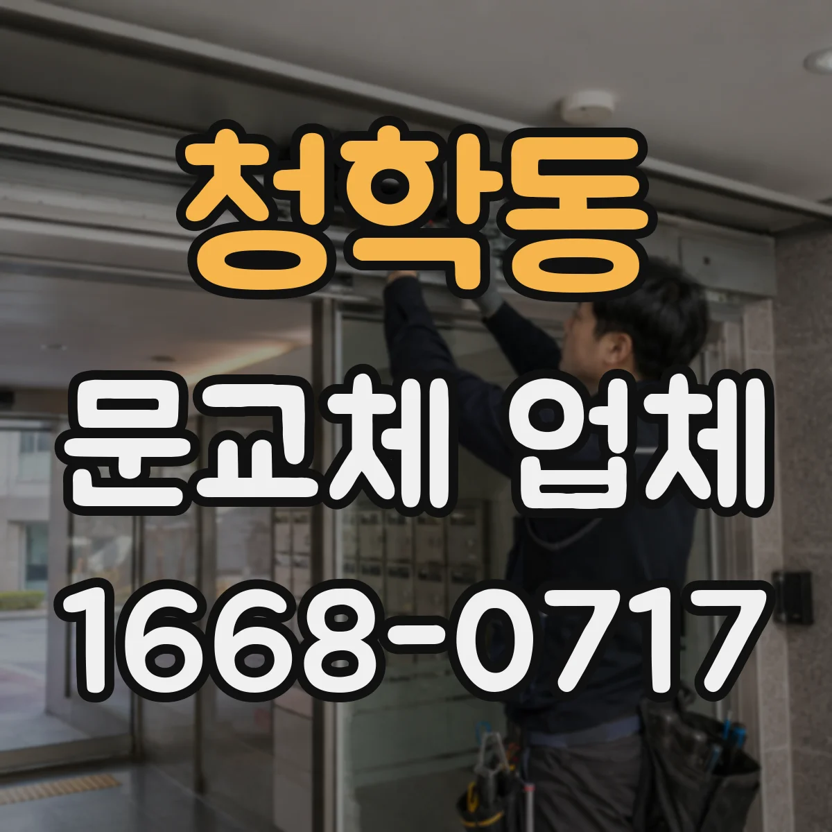 청학동 문교체 업체