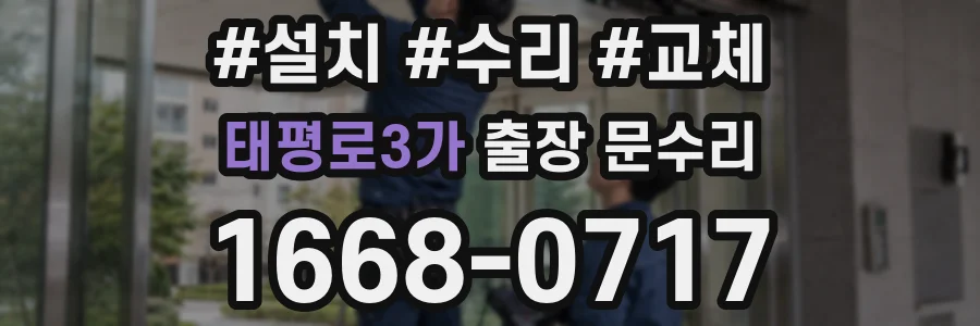 태평로3가 출장 문수리