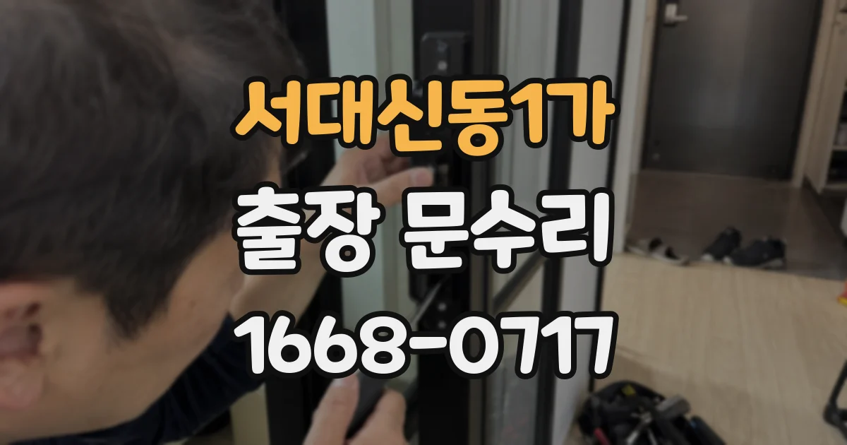 서대신동1가 출장 문수리