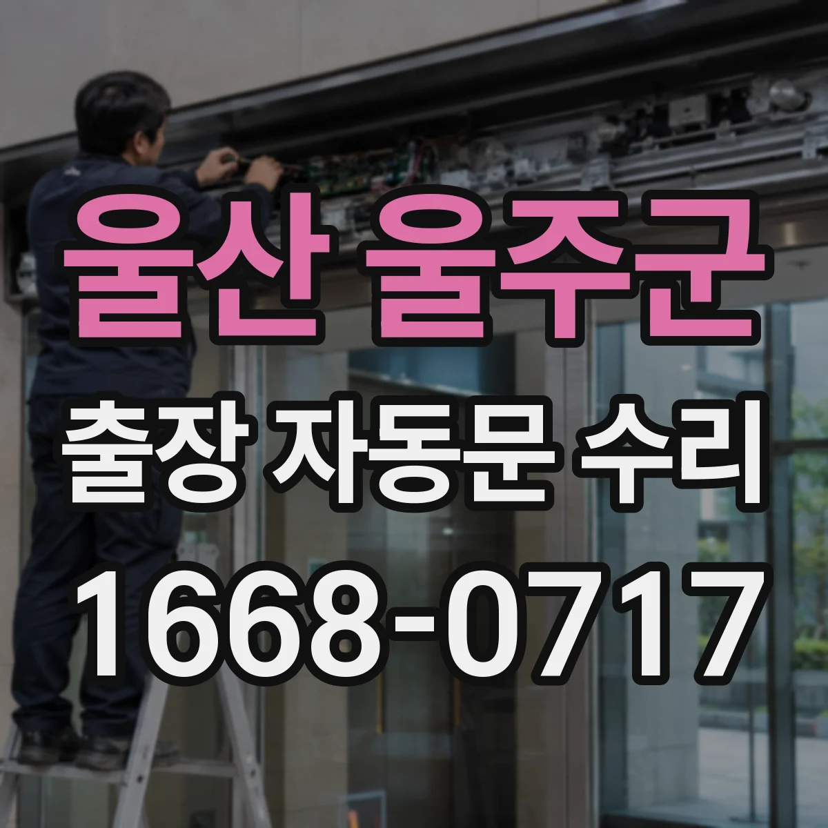 울산 울주군 출장 자동문 수리