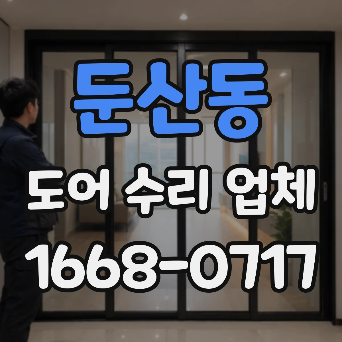 둔산동 도어 수리 업체