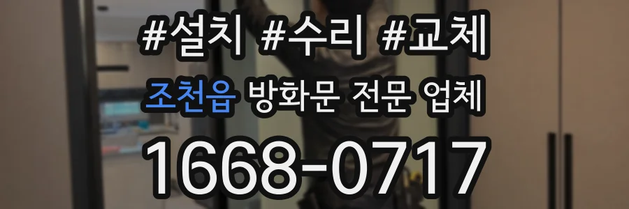 조천읍 방화문 전문 업체