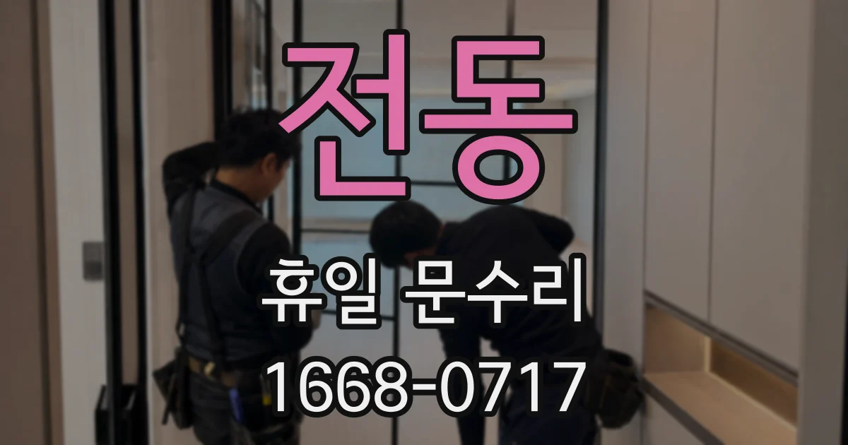 전동 휴일 문수리