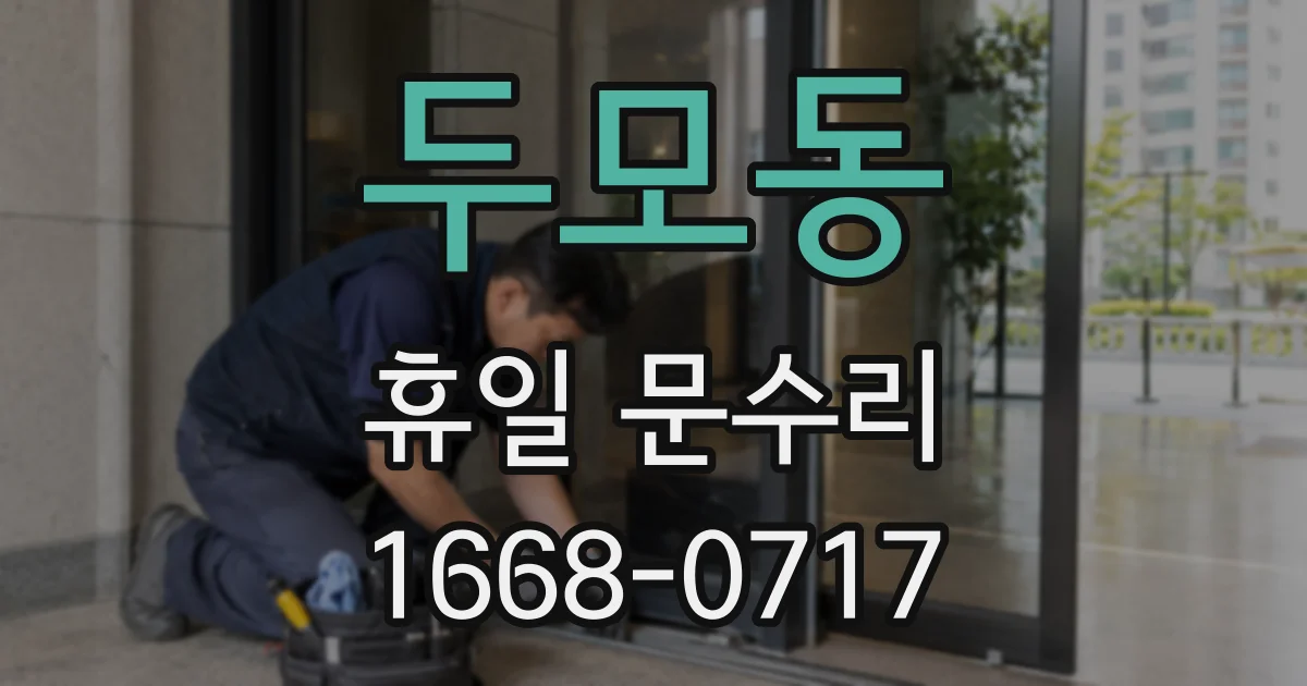 두모동 휴일 문수리