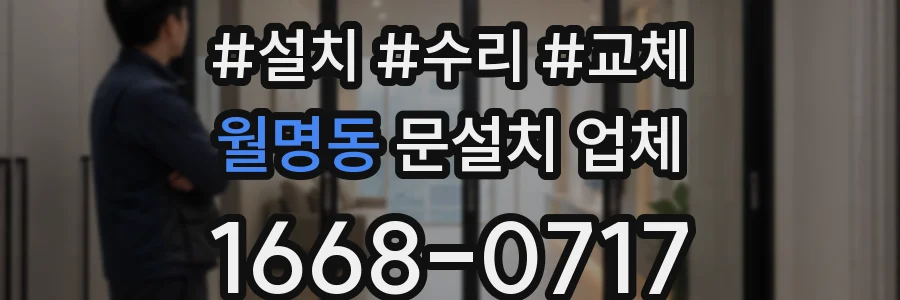 월명동 문설치 업체