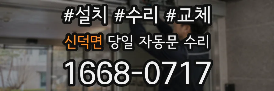 신덕면 당일 자동문 수리