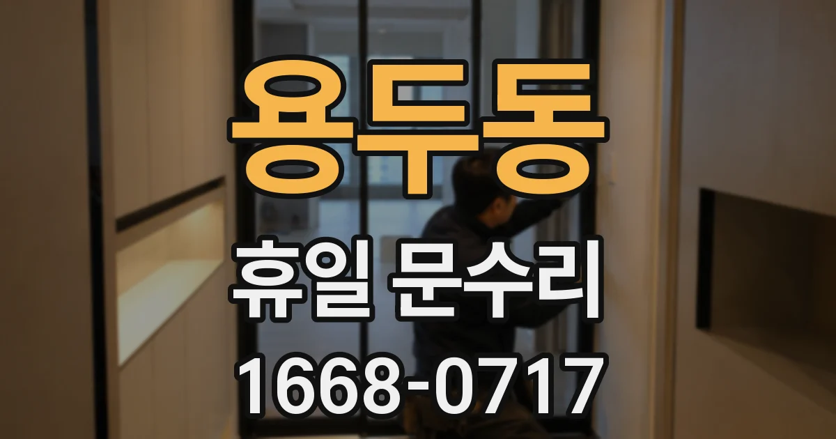 용두동 휴일 문수리