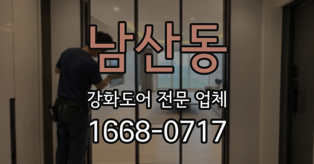 남산동 강화도어 전문 업체