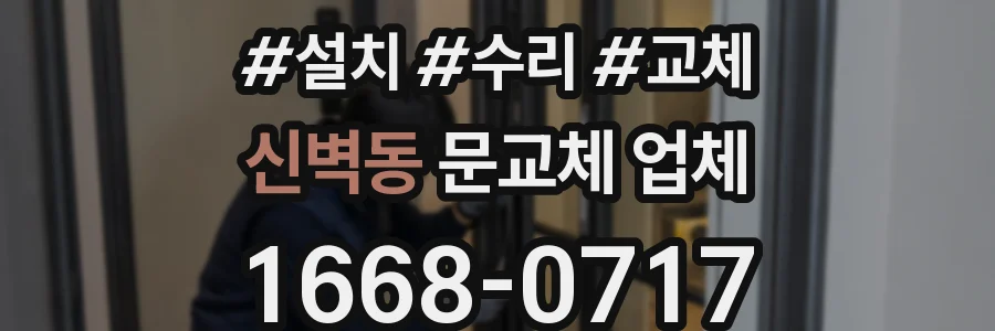 신벽동 문교체 업체