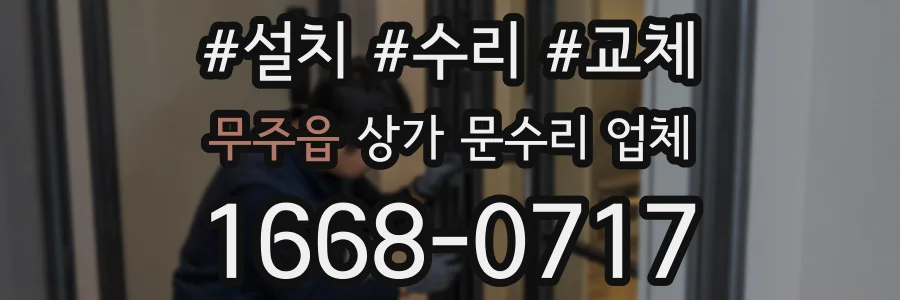 무주읍 상가 문수리 업체