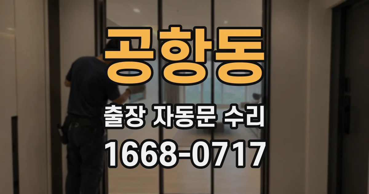 공항동 출장 자동문 수리