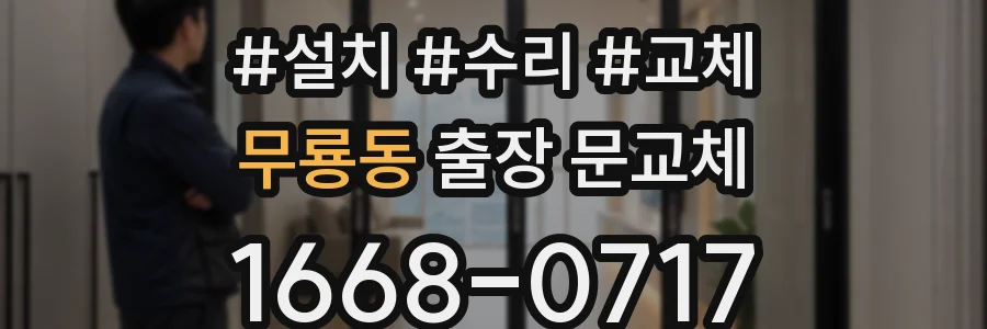 무룡동 출장 문교체
