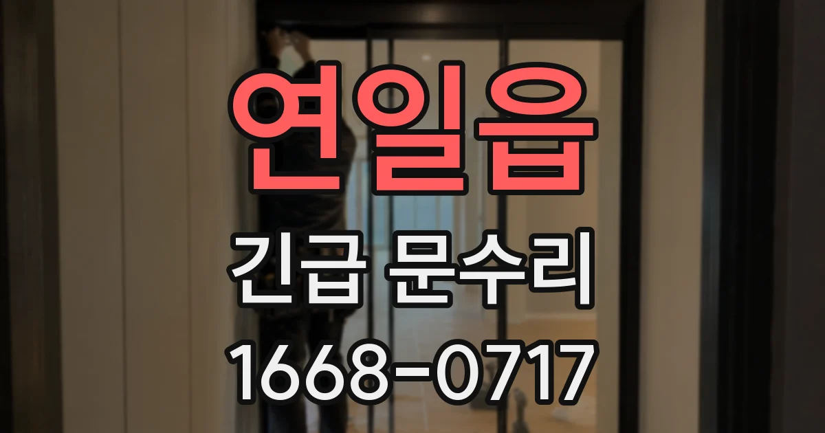 연일읍 긴급 문수리