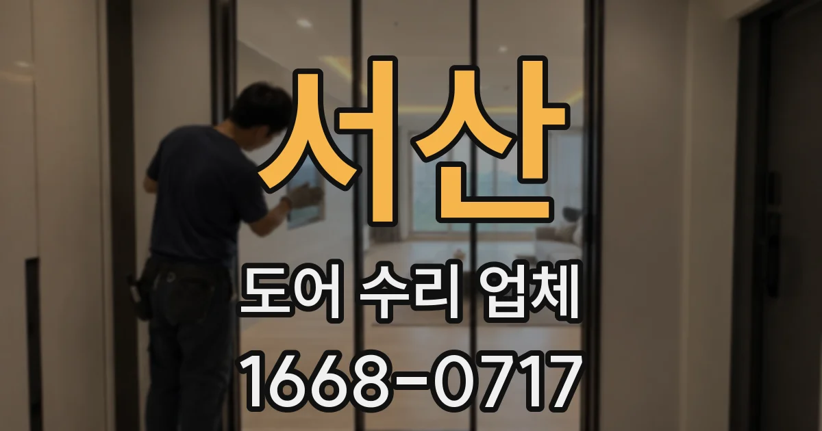 서산 도어 수리 업체