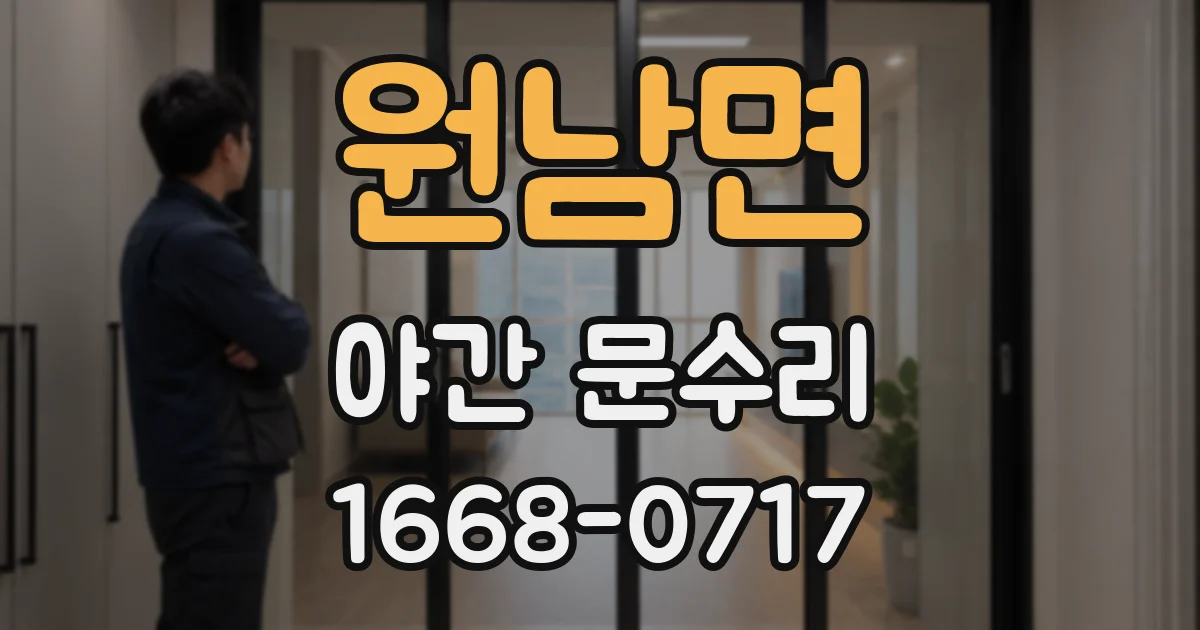 원남면 야간 문수리