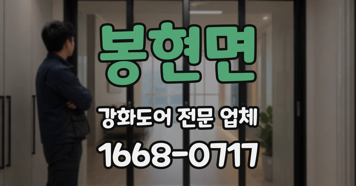 봉현면 강화도어 전문 업체