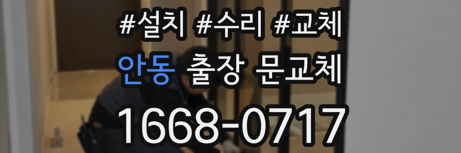 안동 출장 문교체