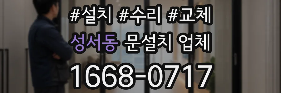 성서동 문설치 업체