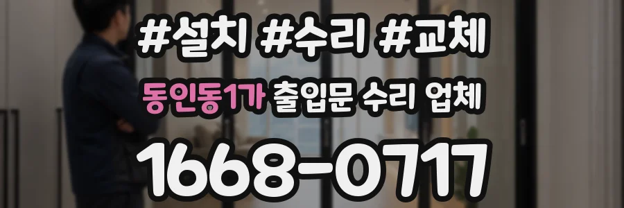동인동1가 출입문 수리 업체