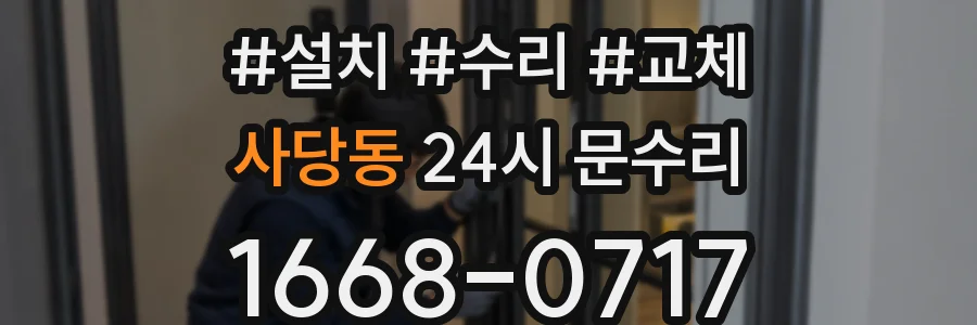 사당동 24시 문수리