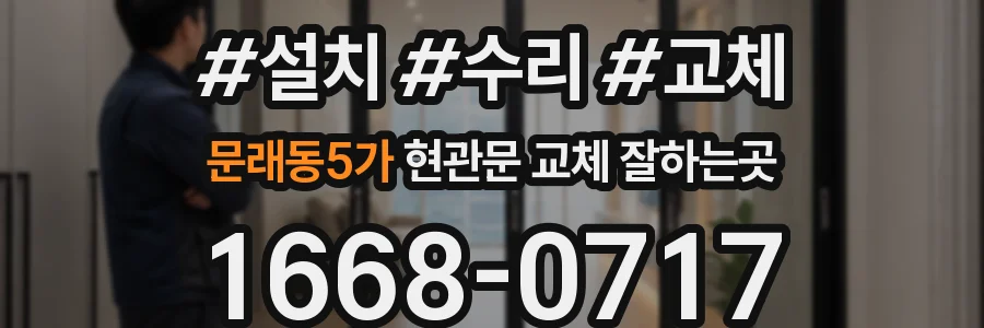 문래동5가 현관문 교체 잘하는곳