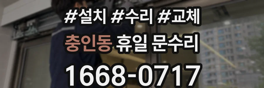 충인동 휴일 문수리