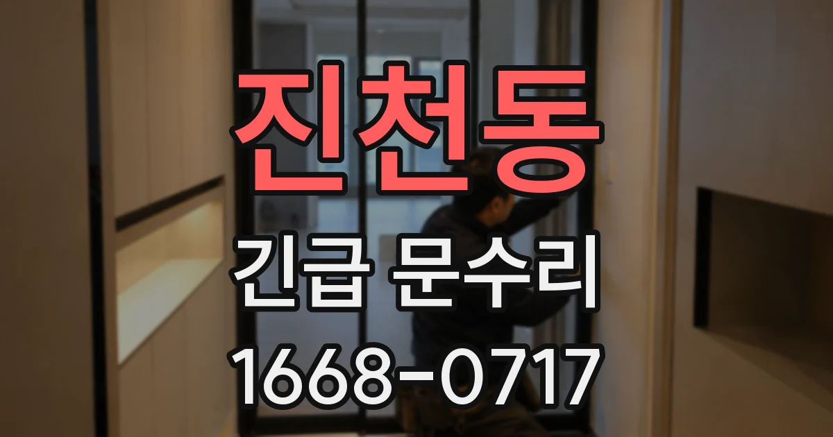 진천동 긴급 문수리