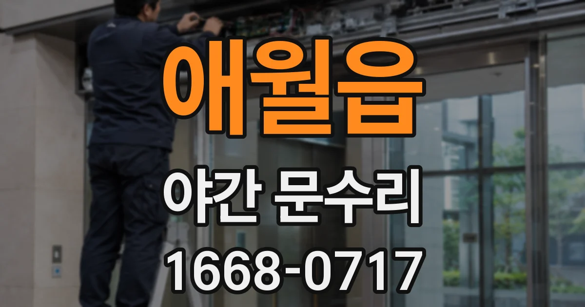 애월읍 야간 문수리