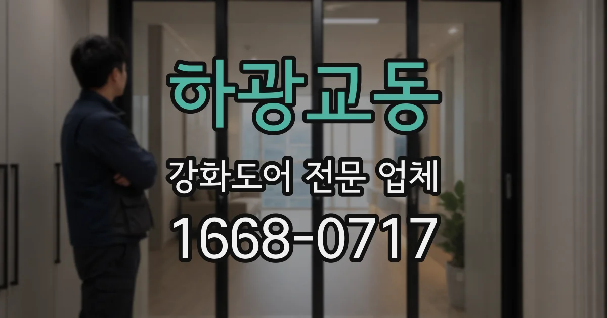 하광교동 강화도어 전문 업체