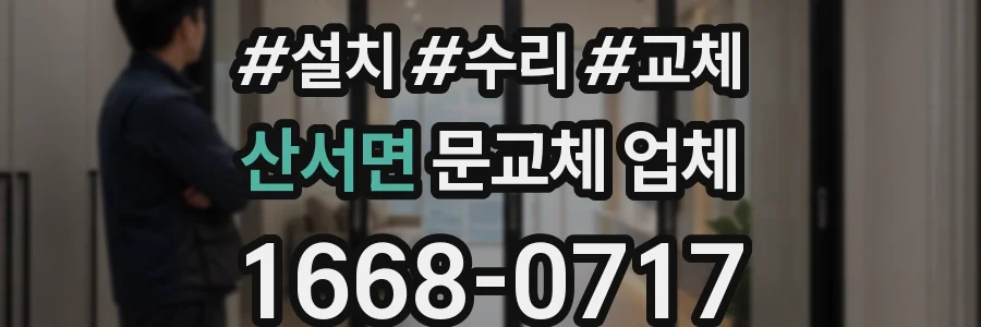 산서면 문교체 업체