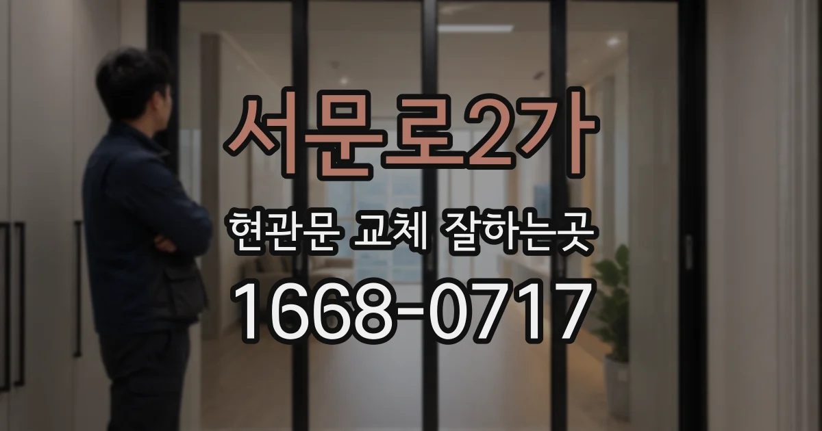 서문로2가 현관문 교체 잘하는곳