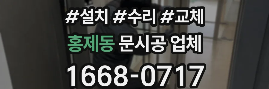 홍제동 문시공 업체