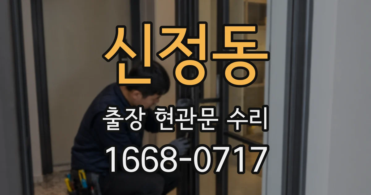 신정동 출장 현관문 수리