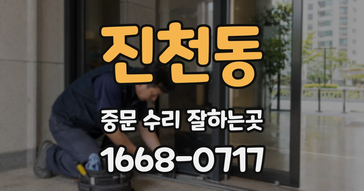 진천동 중문 수리 잘하는곳