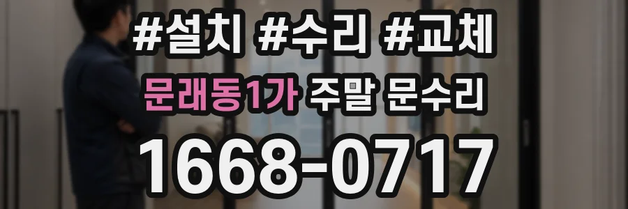문래동1가 주말 문수리