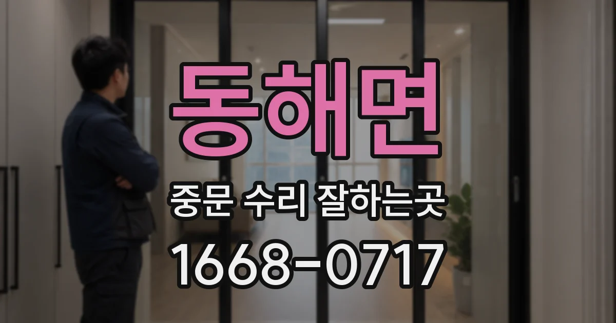 동해면 중문 수리 잘하는곳