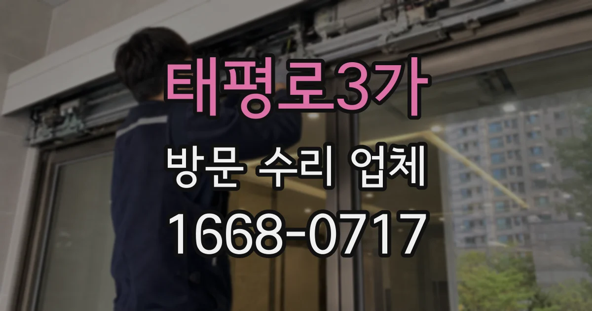 태평로3가 방문 수리 업체
