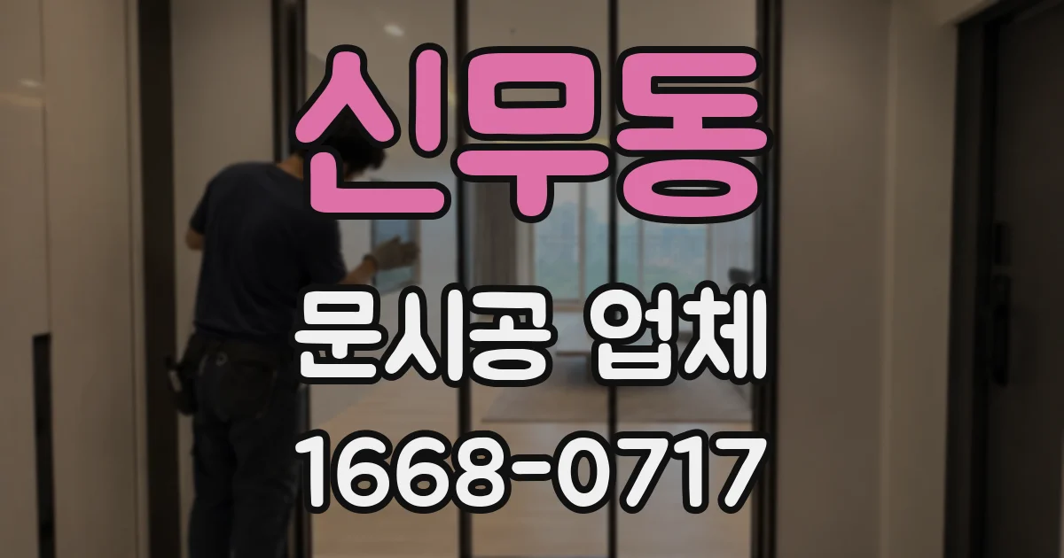 신무동 문시공 업체