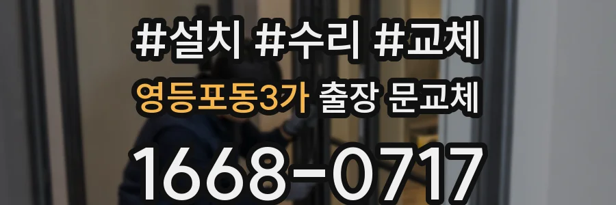 영등포동3가 출장 문교체