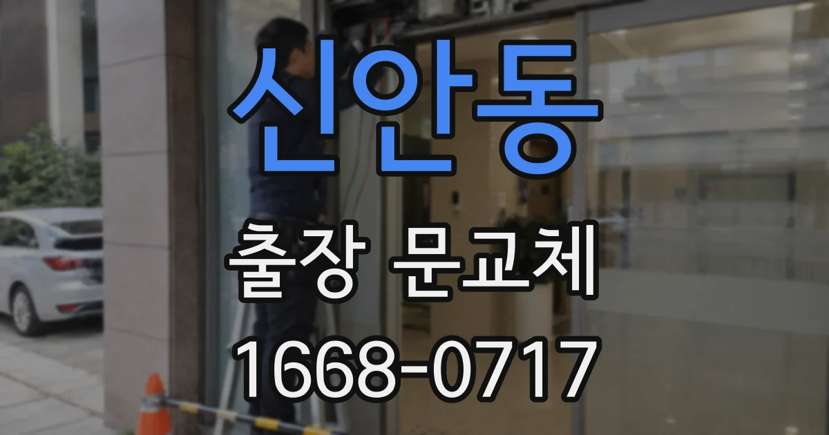신안동 출장 문교체